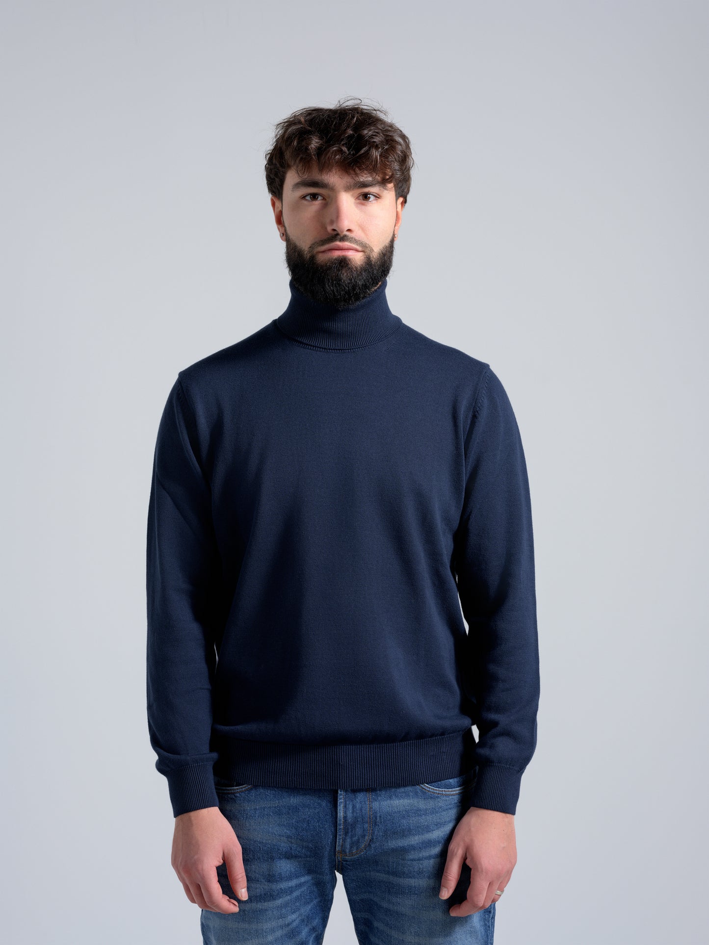 COL ROULÉ BLEU