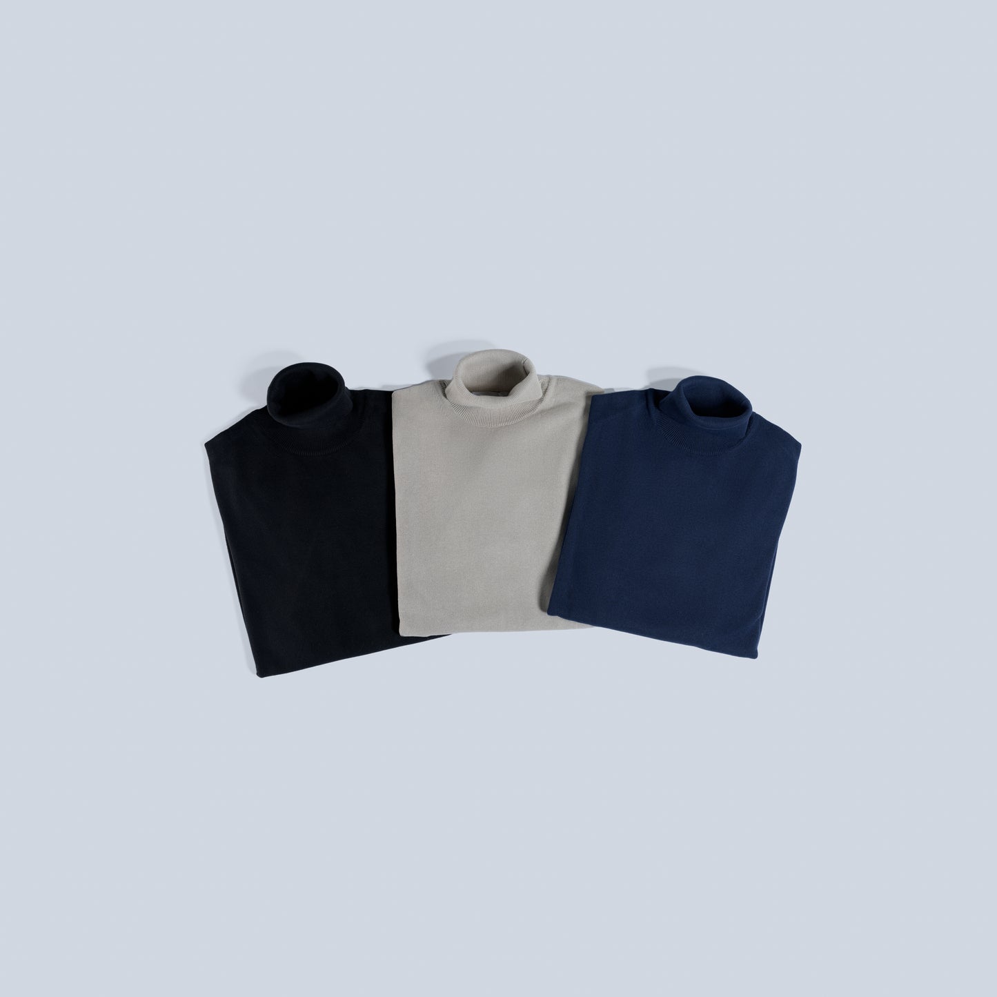 COL ROULÉ BLEU